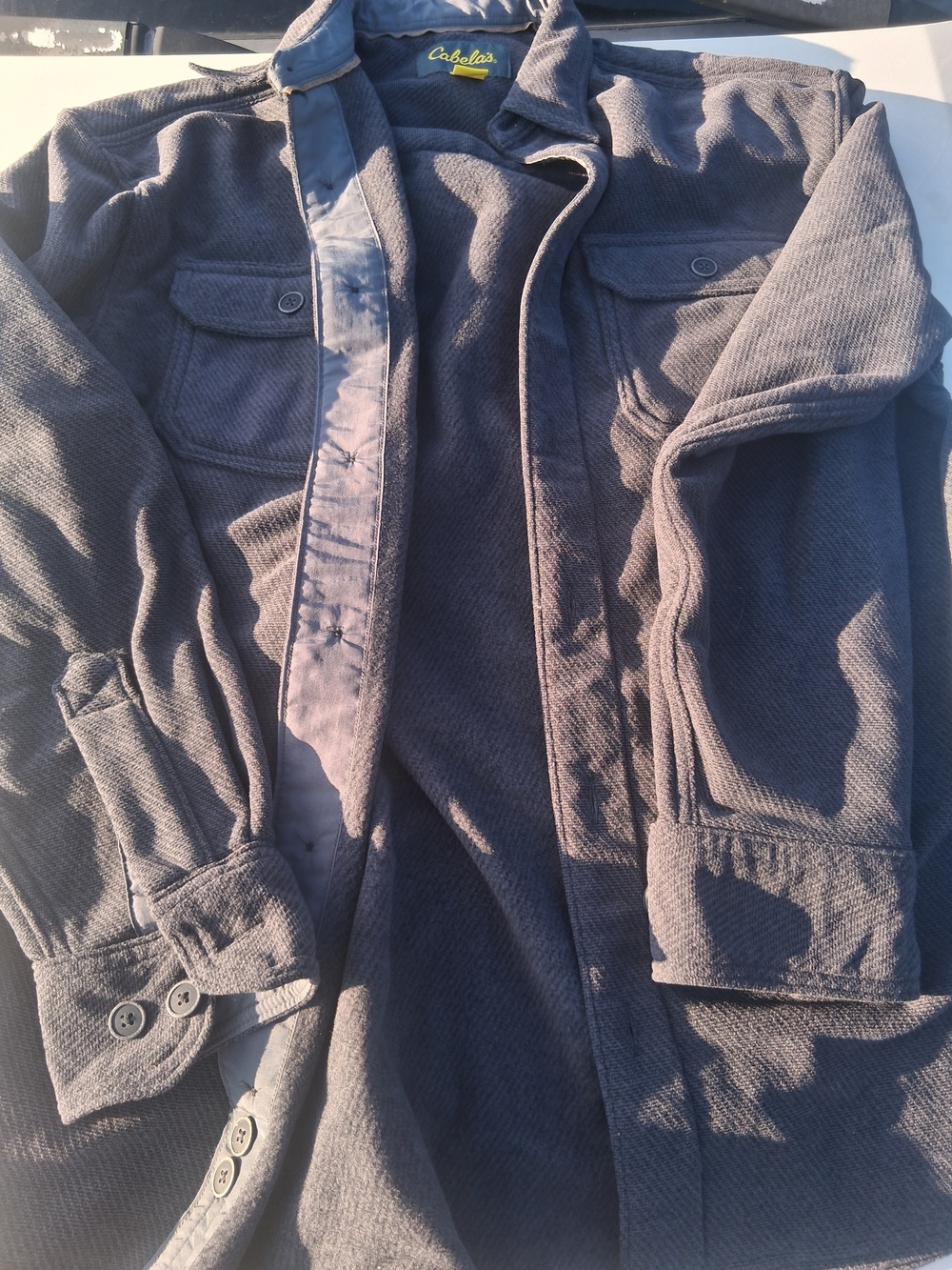 Cabela's Men's Gray Fleece Jacket